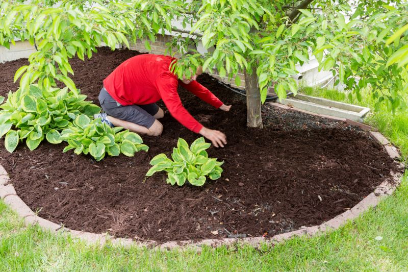 Brown Mulch Installation in Ventura County, CA