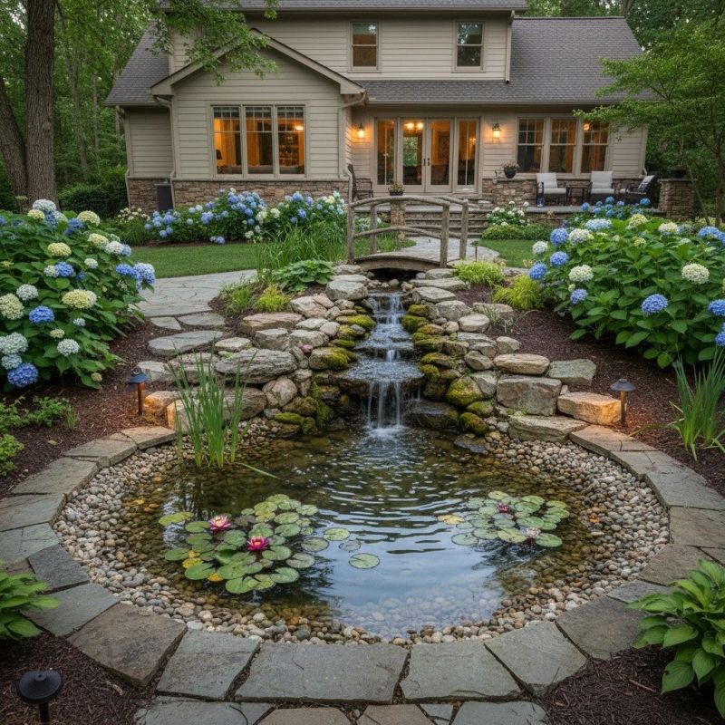 Garden Waterfall Installation in Honolulu, HI
